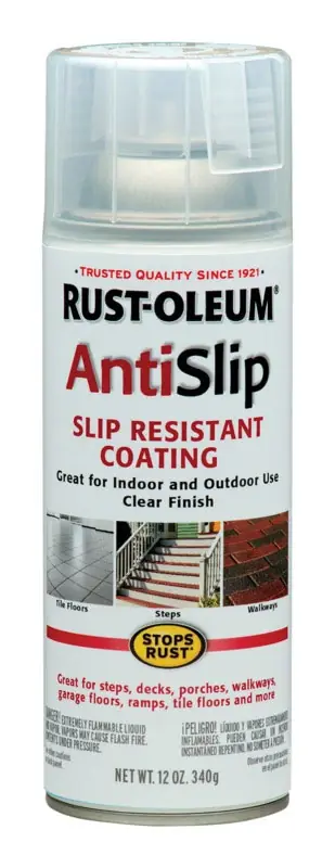 Stops Rust Flat/matte Clear Spray Paint 12 Oz - Anti-slip Finish