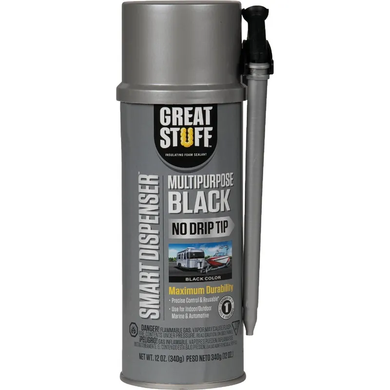 Multi-purpose Foam Sealant, Minimal Expanding, Smart Dispenser, 12-oz.
