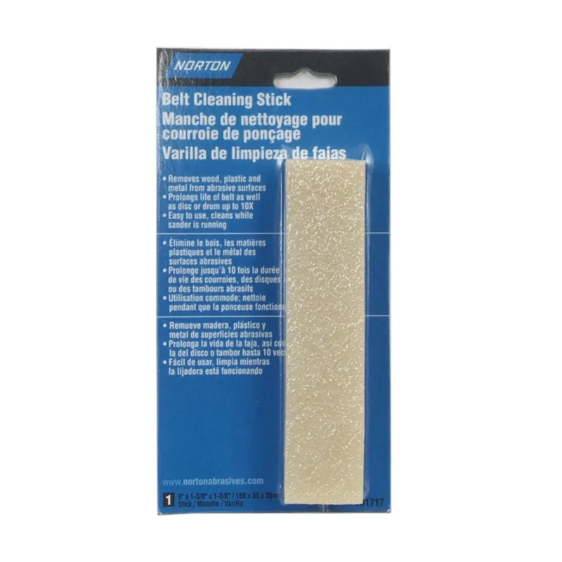 6 In. L X 1.3 In. W Natural Rubber Sanding Belt Cleaning Stick