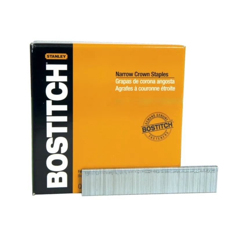 Sx 7/32 In. W X 1 In. L 18 Ga. Narrow Crown Staples 5000 Pk