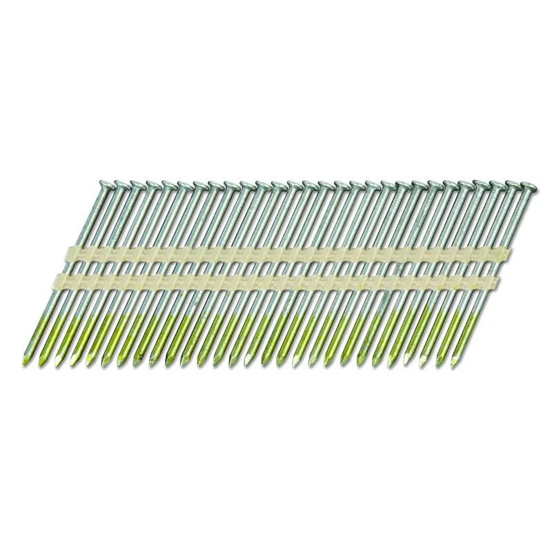 3 In. L Plastic Strip Bright Framing Nails 21 Deg 1000 Pk