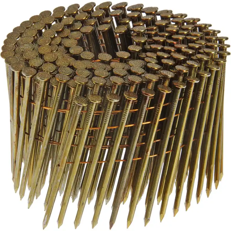 Grip-rite 3-1/4 In. L X 11 Ga. Wire Coil Coated Framing Nails 15 Deg 2500 Pk