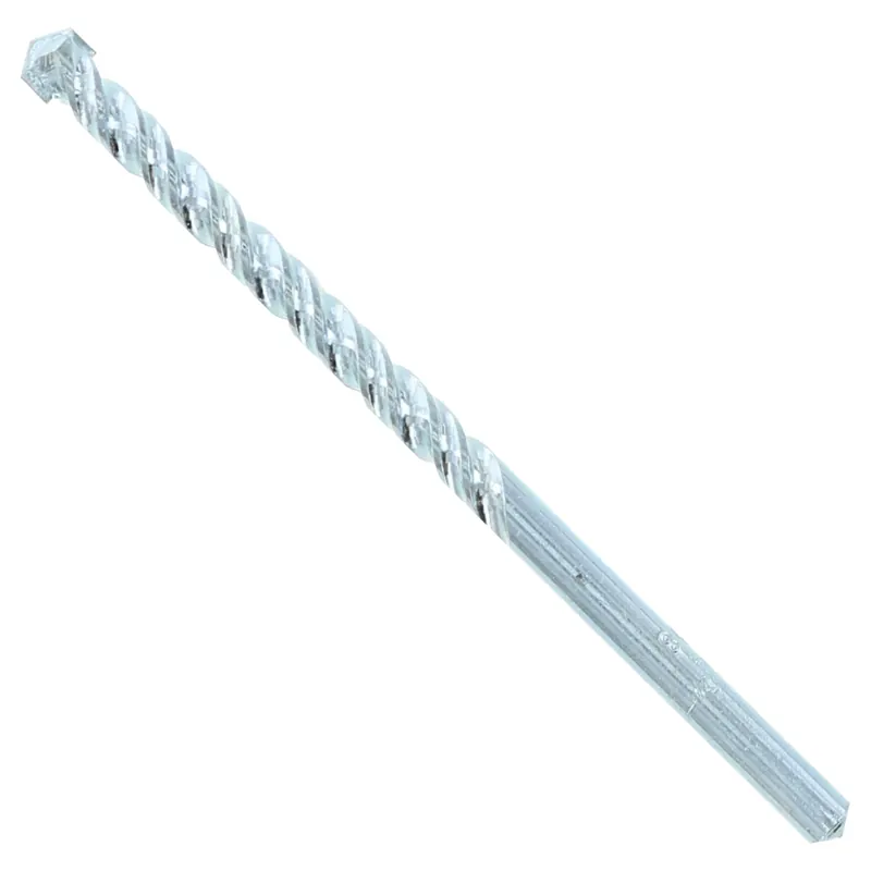 1/4 In. X 6 In. L Carbide Tipped Masonry Drill Bit Straight Shank 1 Pk