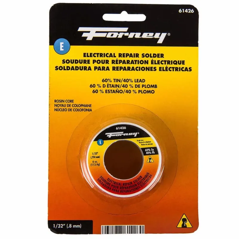 4 Oz Rosin Core Solder Wire 0.03 In. Diameter Tin/lead 60/40
