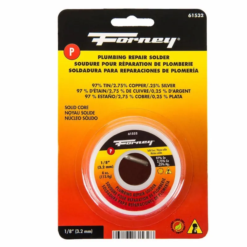 4 Oz Lead-free Plumbing Solder 0.13 In. Diameter Tin/copper/silver Alloy 97/2.75/0.25