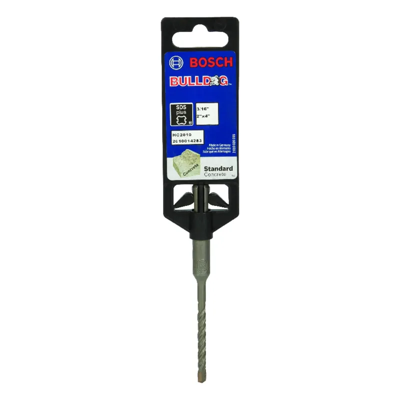 Bulldog 3/16 In. X 4 In. L Steel Sds-plus Rotary Hammer Bit Sds-plus Shank 1 Pc