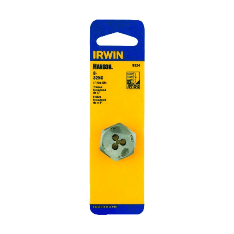 Hanson 8 X 32 Hexagon Machine Screw Die, National Coarse
