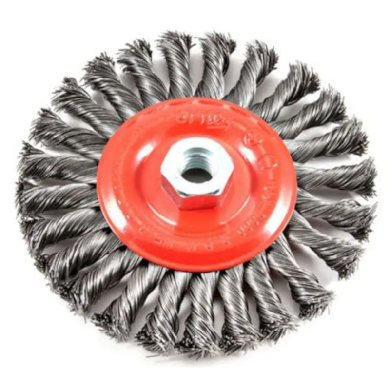 Twist-knot Wire Wheel Brush, 6-in.