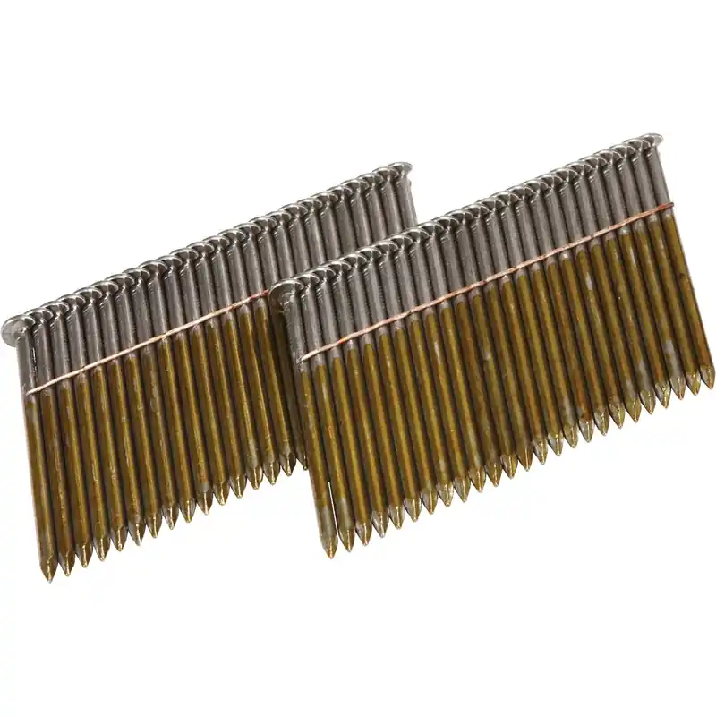 Grip-rite 2-3/8 In. L X 11-1/2 Ga. Angled Strip Bright Framing Nails 28 Deg 2500 Pk
