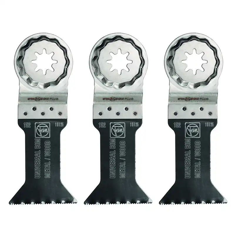 Starlockplus 1-3/4 In. X 1-3/4 In. L Bi-metal E-cut Universal Saw Blade 3 Pk