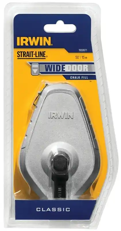 Strait-line 2 Oz Blue Fast Retrieve Chalk Line Reel 50 Ft.