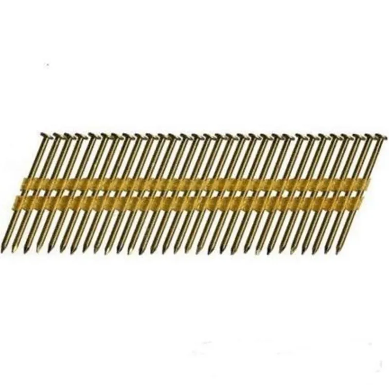 3-1/4 In. L Plastic Strip Bright Framing Nails 21 Deg 4000 Pk