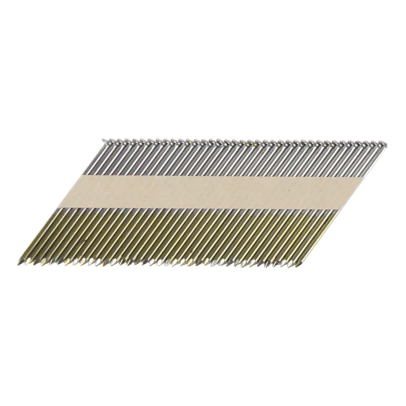 3 In. L Paper Strip Bright Framing Nails 30 Deg 2500 Pk