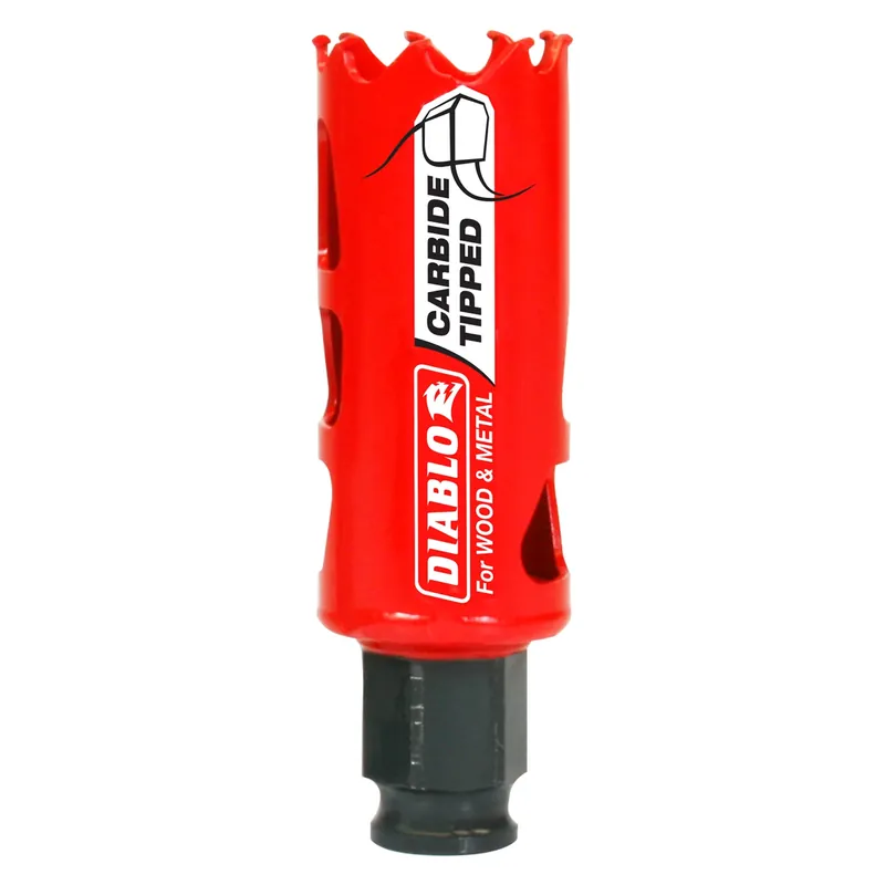 Hole Saw, Carbide-tipped, 1-1/8-in.