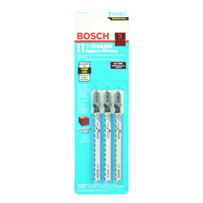 4 In. Metal T-shank Ground Teeth And Taper Ground Back Jig Saw Blade 10 Tpi 3 Pk