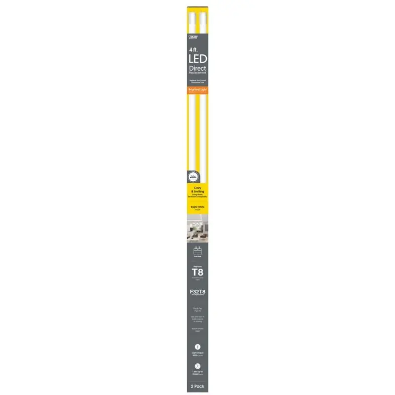 48 In. Bi-pin Bright White Led Linear Lamp 32 Watt Equivalent