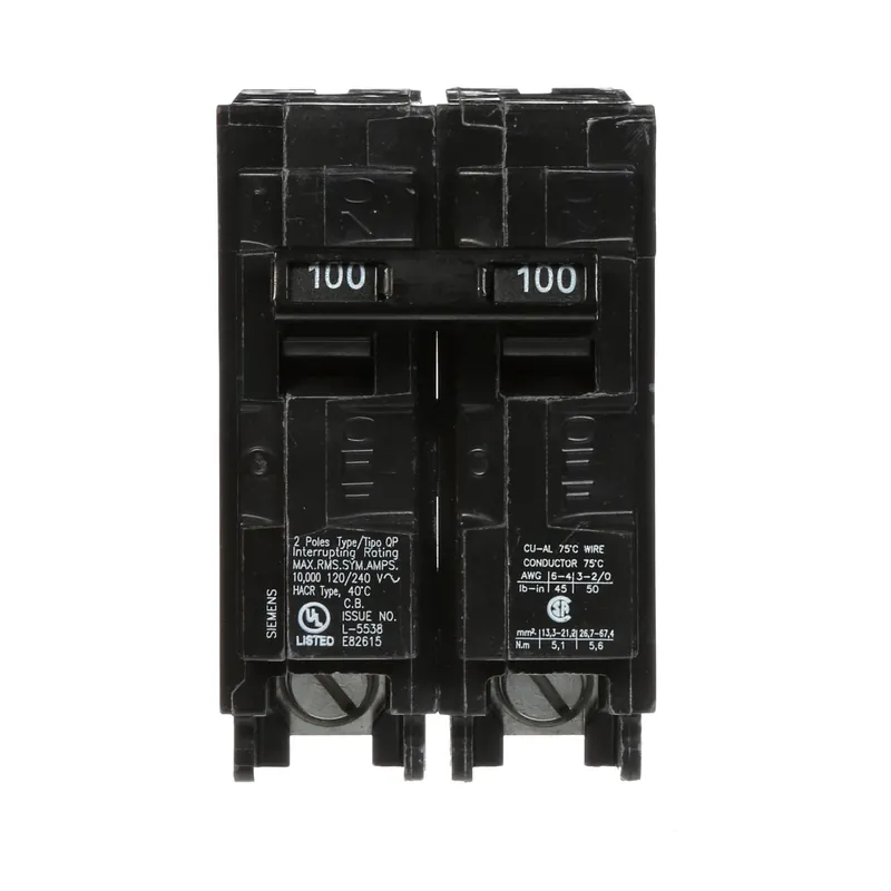 Double-pole Circuit Breaker, 100a