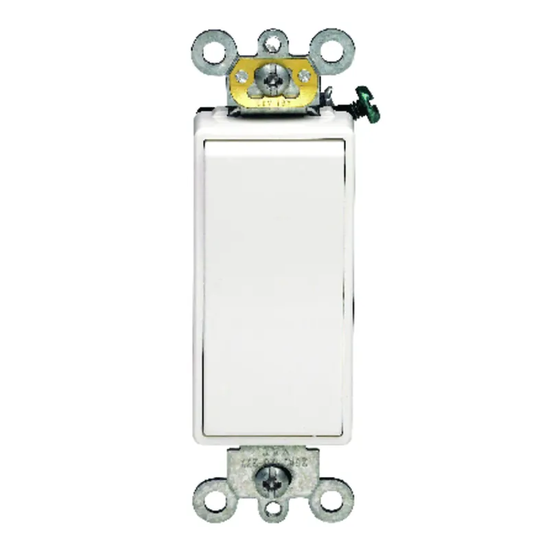 Decora Plus 20 Amps Rocker Switch White 1 Pk