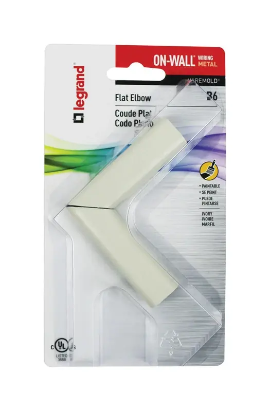 On-wall Flat Elbow 1 Pk