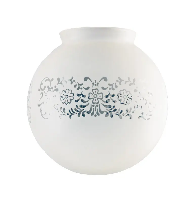 Globe White Glass Shade 6 Pk