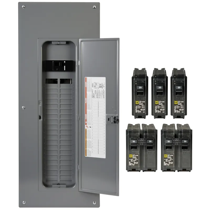 Homeline 200a 40-space 80-circuit Indoor Load Center Value Pack