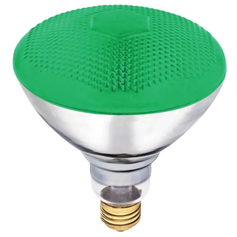 100 W E26 Reflector Incandescent Bulb E26 (medium) Green 1 Pk