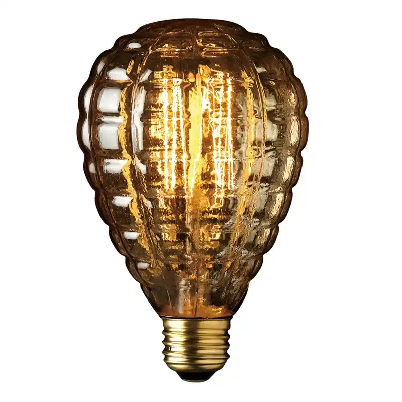 Designer Granada 40 W G40 Decorative Incandescent Bulb E26 (medium) Amber 1 Pk