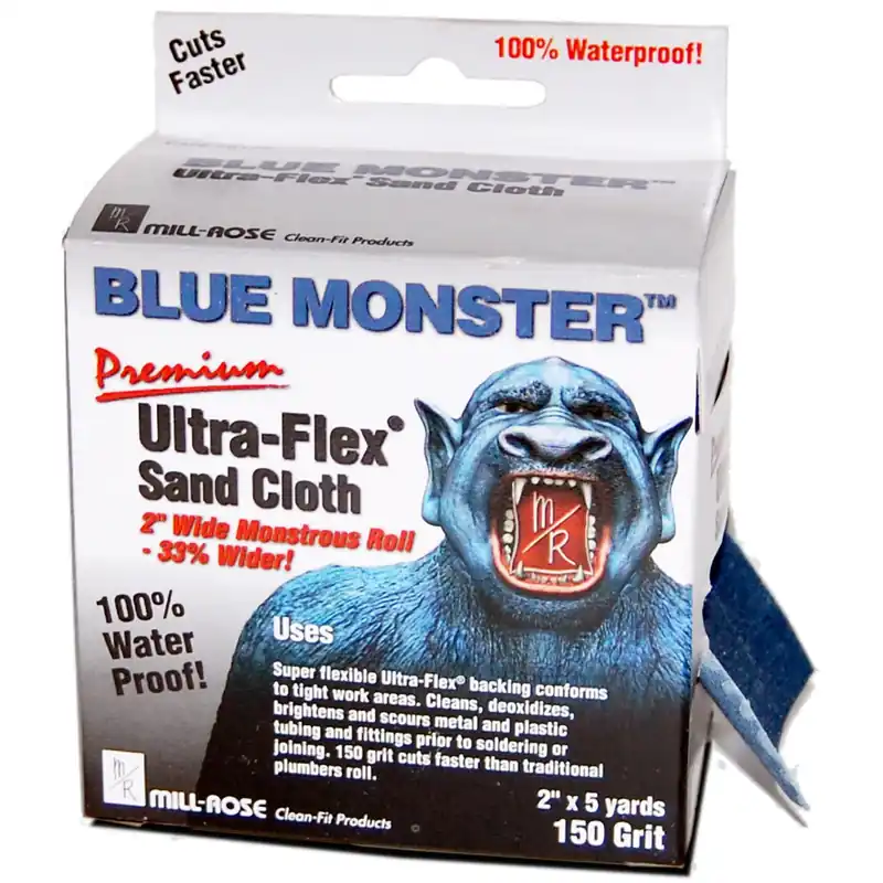 Blue Monster Ultra-flex 5 Yd L X 2 In. W 150 Grit Aluminum Oxide Sanding Cloth 1 Pk