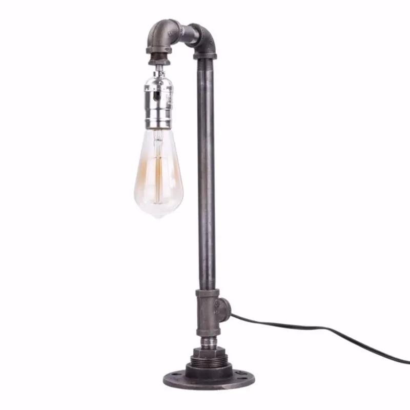 Adjustable Black U Turn Lamp With Malleable Iron Fittings