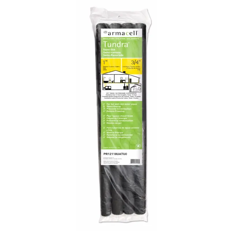 Tundra 1 In. X 3 Ft. L Polyethylene Foam Pipe Insulation