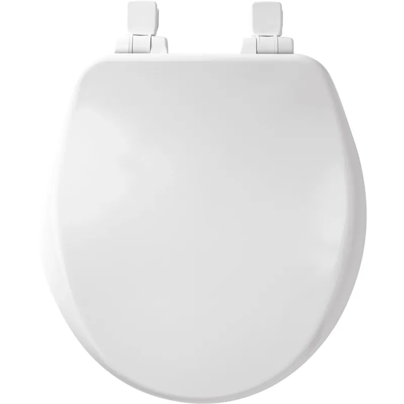 Alesio Ll Toilet Seat, Round, Whisper Close, Precision Seat Fit, Easy Clean Hinges, Sta-tite Fasteners, White