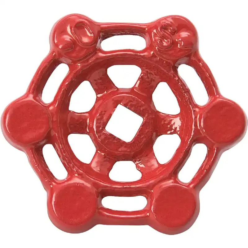 Square Stem Wheel Handle Fits Most Square Stem Valves, 1 In. Valve Size