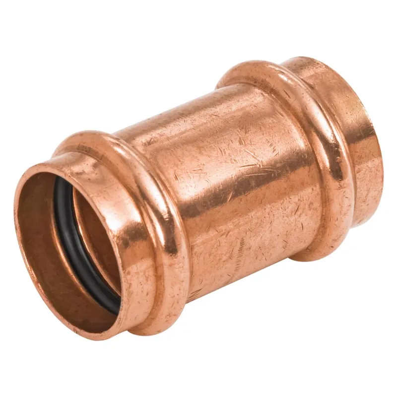 1 In. Press By Press Copper Pipe Repair Coupling, No Stop