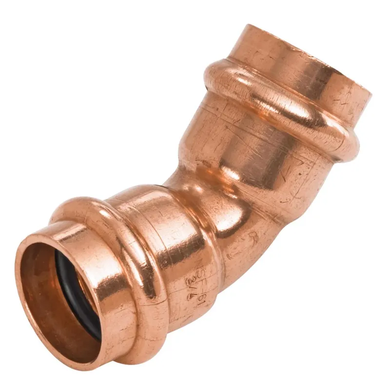 1 In. Press X 1 In. D Press Wrought Copper 45 Degree Elbow 1 Pk