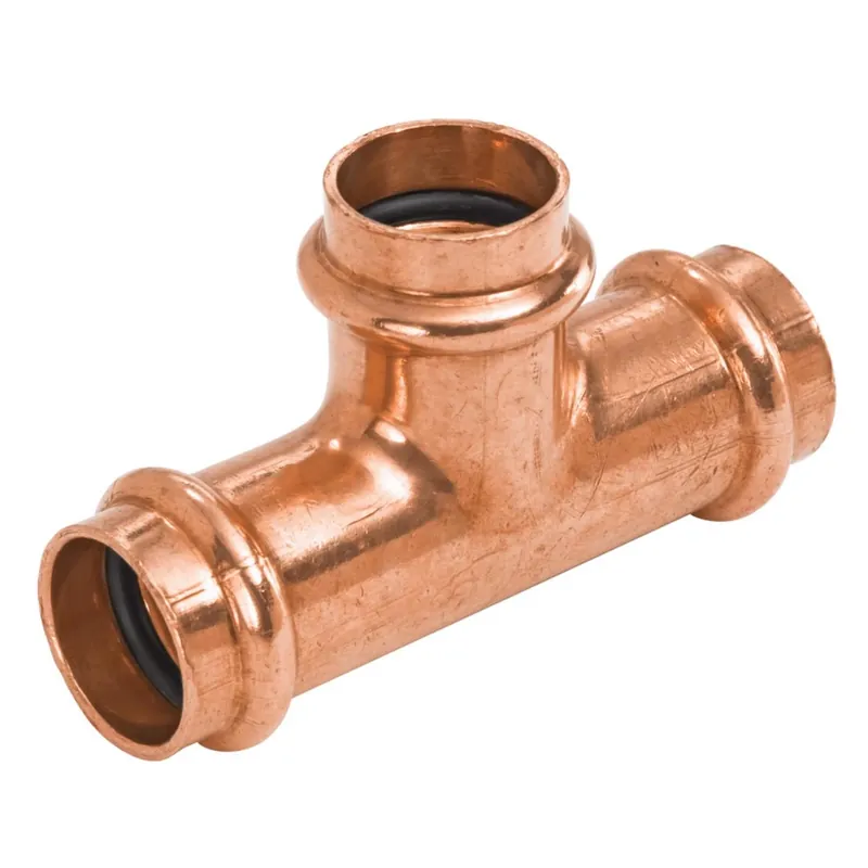 3/4 In. Press X 3/4 In. D Press Wrought Copper Tee 10 Pk