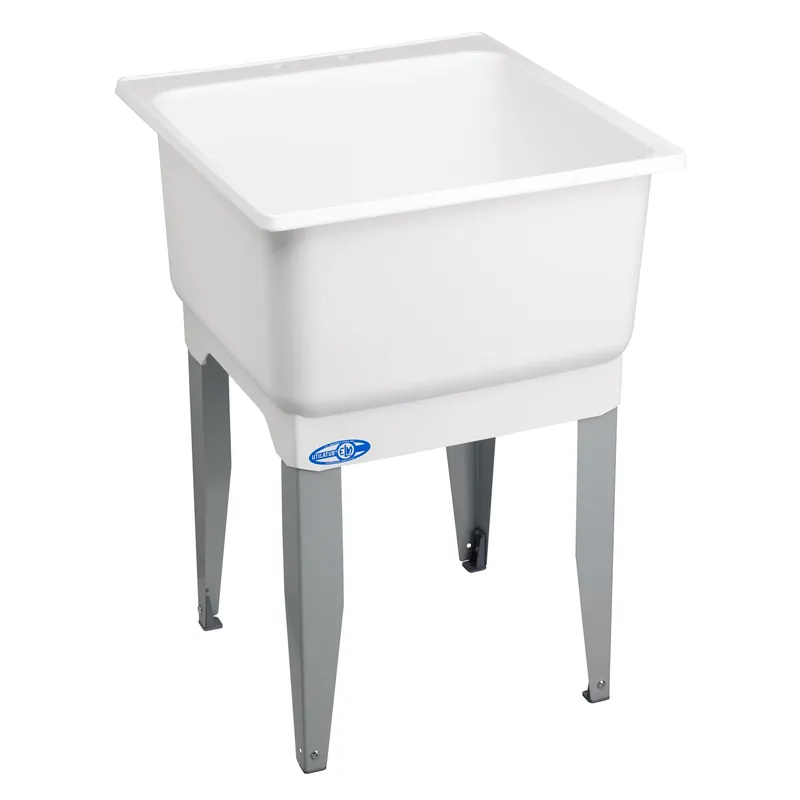 Laundry Tub, White, 23 X 25 In.