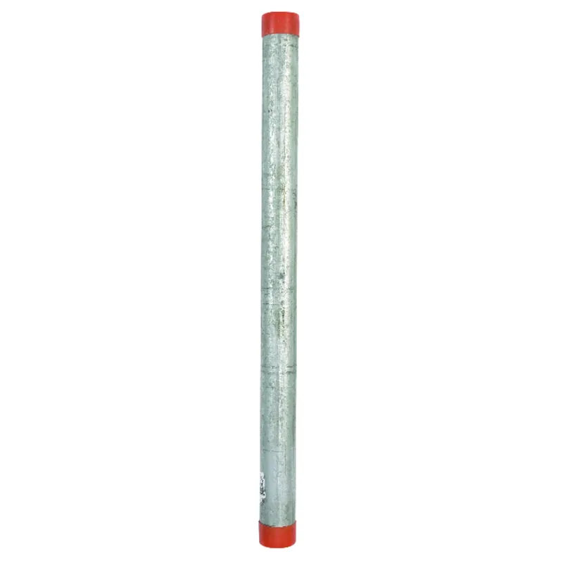 1-1/4 In. X 24 In. Carbon Steel Threaded Galvanized Pipe - Schedule 40