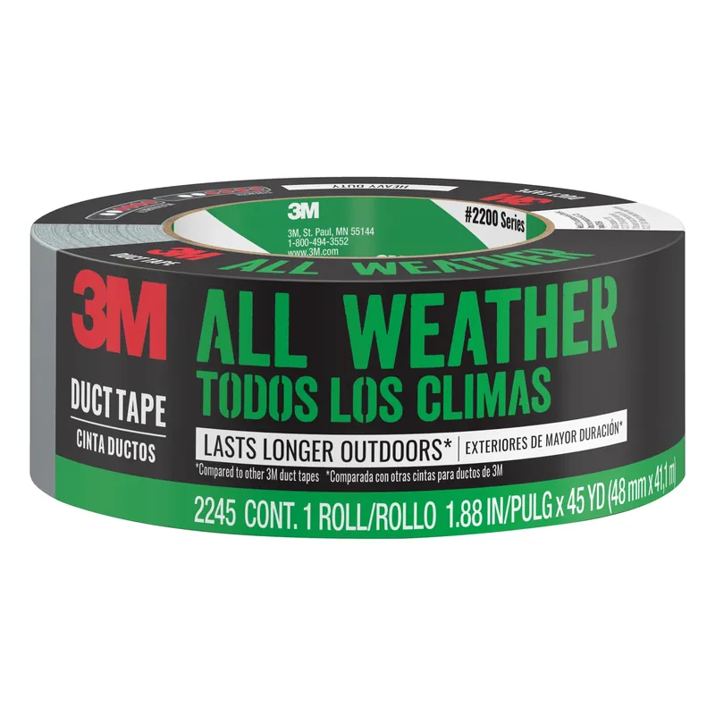 Heavy-duty Duct Tape, Gray/silver, 2 In. X 40 Yds.