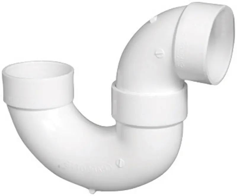 Schedule 40 1-1/2 In. Hub X 1-1/2 In. D Hub Pvc P-trap With Union 1 Pk