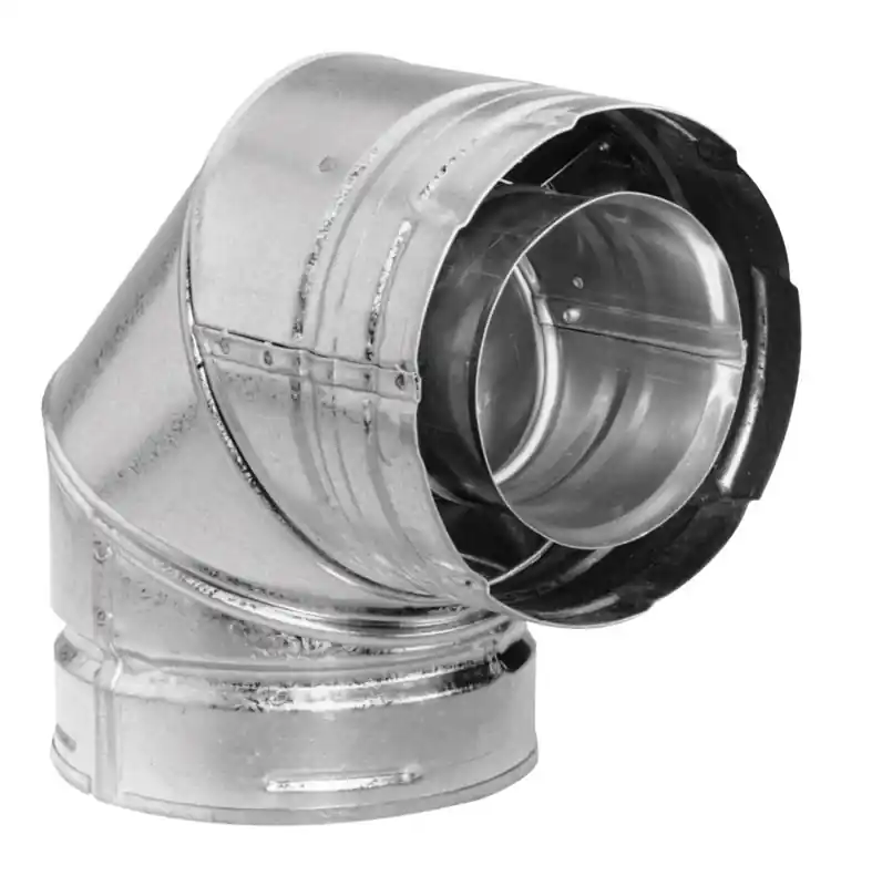 Directvent 4 In. Diameter X 6-5/8 In. Length Aluminum/galvanized Steel Vent Pipe