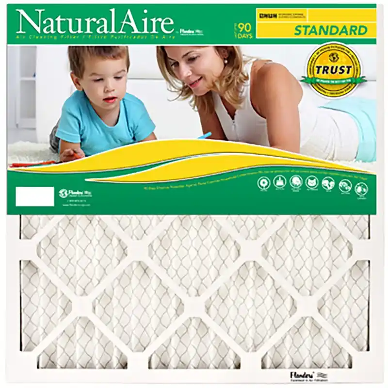 10 In. W X 24 In. H X 1 In. Synthetic 8 Merv Pleated Air Filter 1 Pk