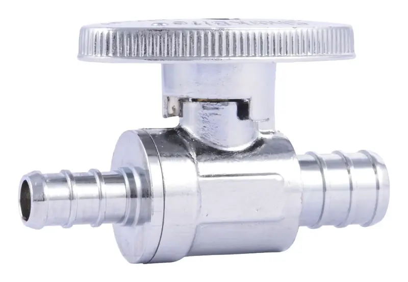 1/2 In. Pex Barb X 3/8 In. Brass Stop Valve