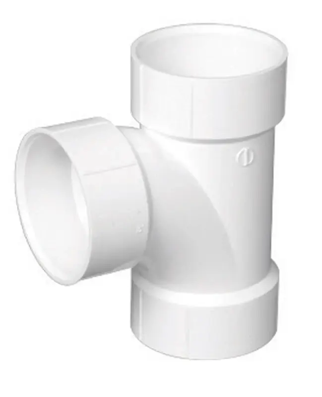 Schedule 40 4 In. Hub X 4 In. D Hub Pvc Sanitary Tee 1 Pk