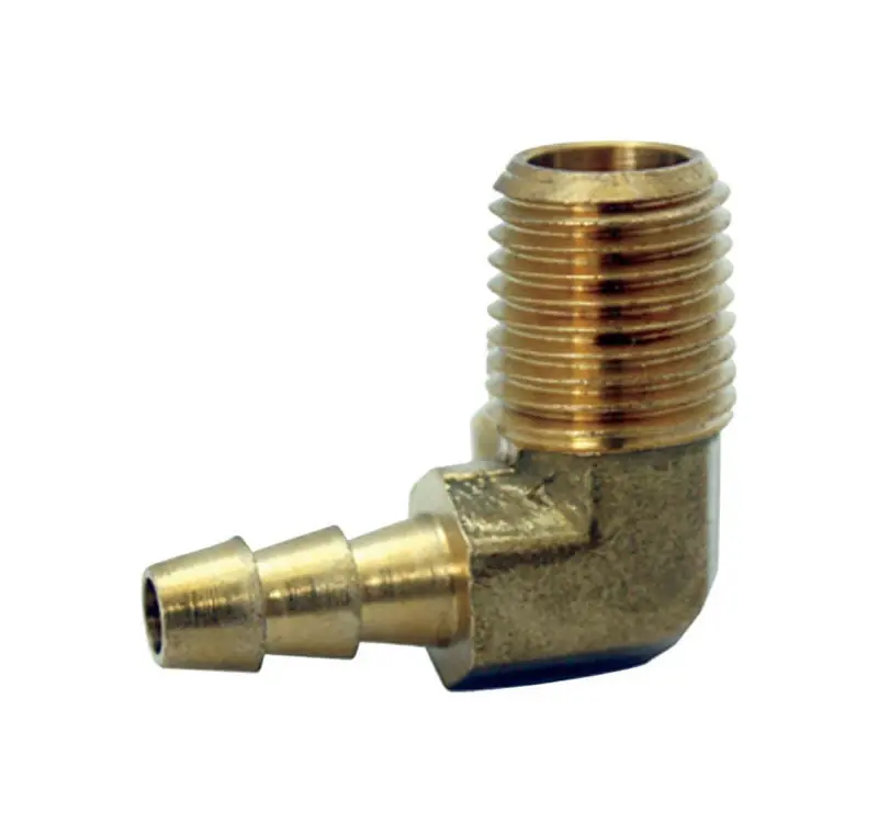 Brass 1/4 In. D X 1/4 In. D Hose Barb Elbow 1 Pk