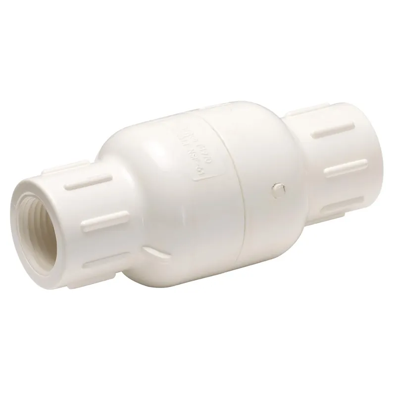 1 In. D X 1 In. D Fip Pvc Spring Loaded Check Valve - Model Vckp40b5b