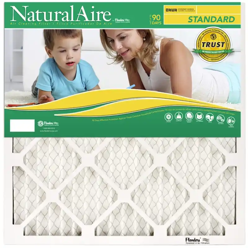 14 In. W X 20 In. H X 1 In. Synthetic 8 Merv Pleated Air Filter 1 Pk
