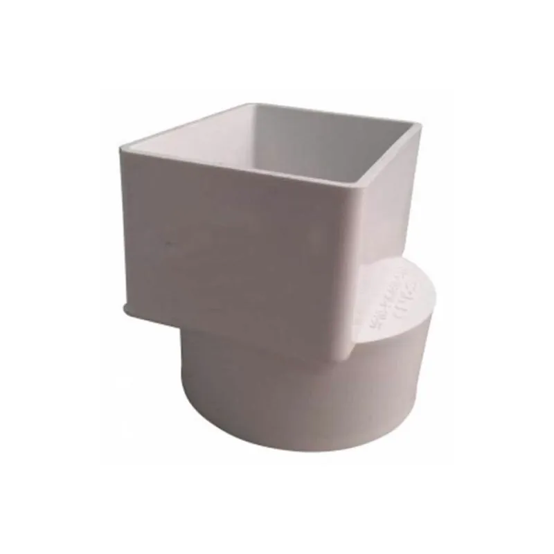 Schedule 35 3 In. Hub Each X 4 In. D Female Pvc Downspout Adapter 1 Pk