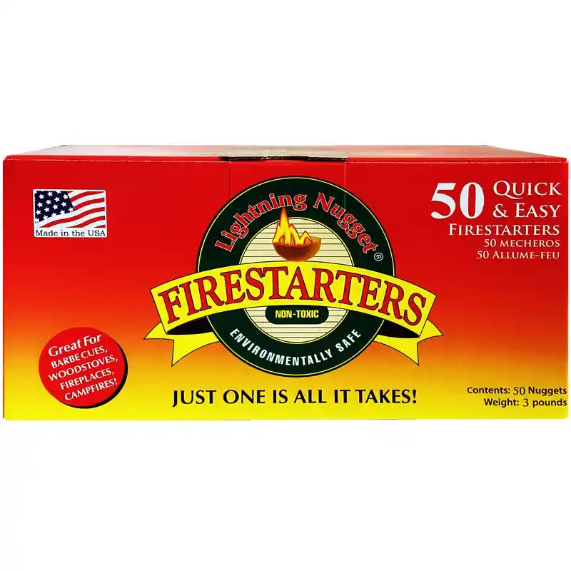 Natural Pine Fire Starter 15 Min 50 Pk