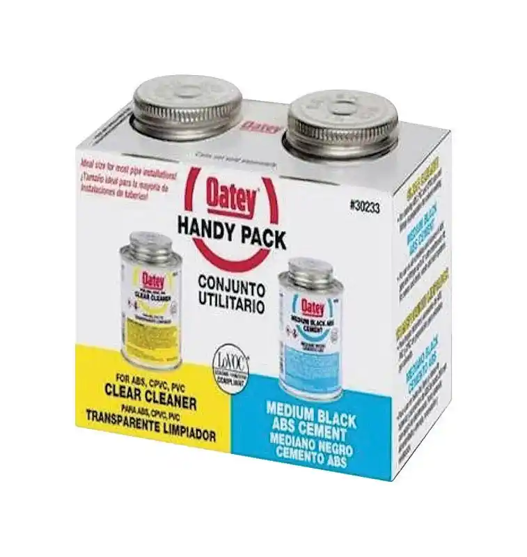 Handy Pack Clear/black Cement And Cleaner For Abs 2 Pk