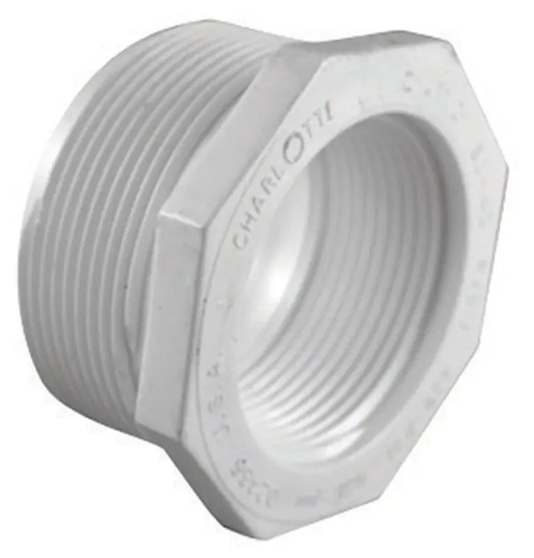 Schedule 40 2 In. Mpt X 1 In. D Fpt Pvc Reducing Bushing 1 Pk